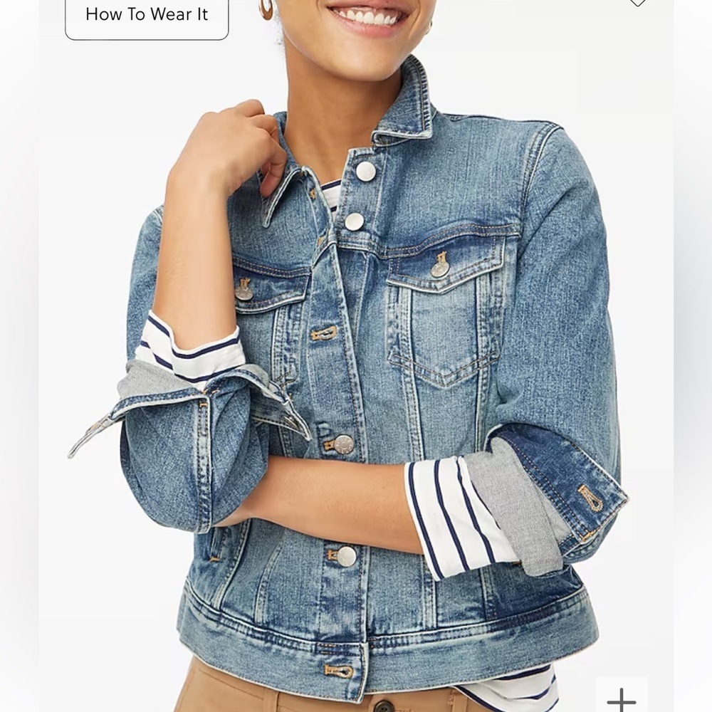 J. Crew‎ Classic Denim Jean Jacket - Picture 2 of 11